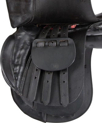 Set silla montar Caballo Haflinger negro mantilla estribo correa incluido Set silla montar Caballo Haflinger negro mantilla estribo correa incluido